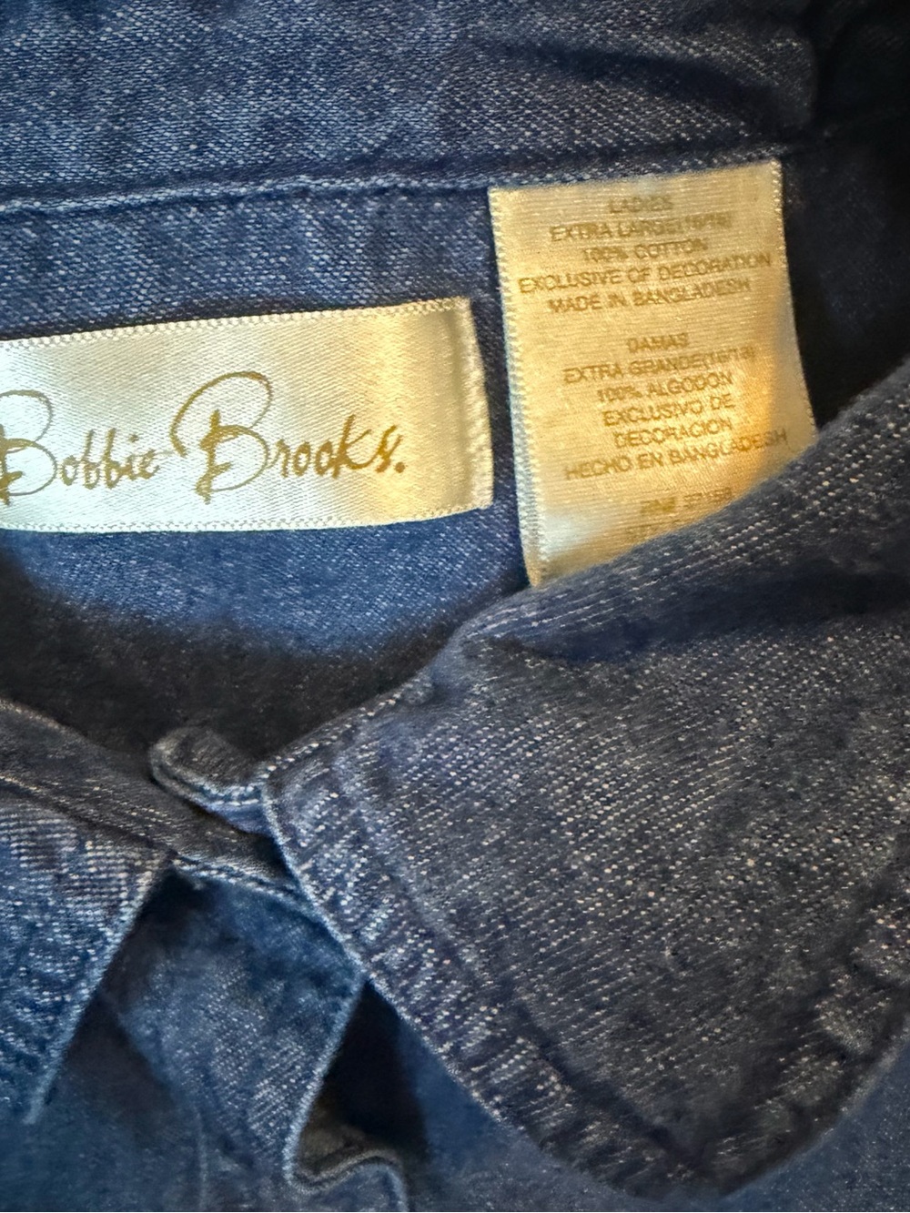 Vintage Bobbie Brooks Embroidered Denim Nature Theme Fall Long Sleeve Women XL - Picture 4 of 9